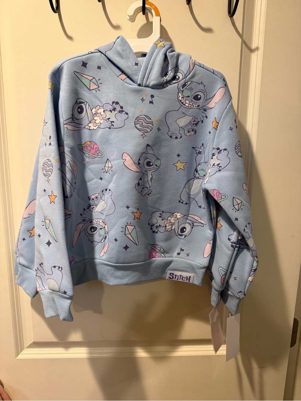 Disney Light Blue Lilo & Stitch Hooded Sweatshirt